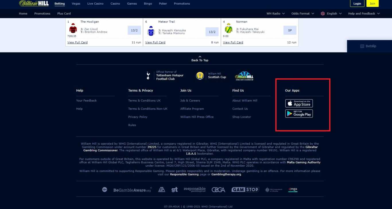 William Hill App Download