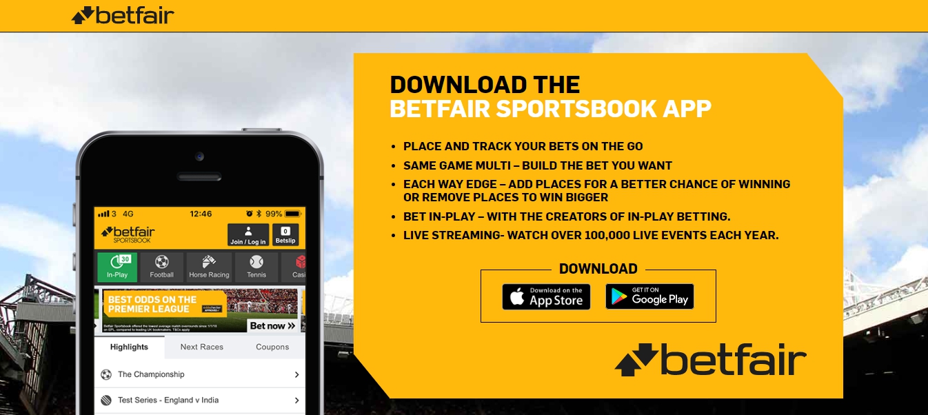 Betfair Mobile App download